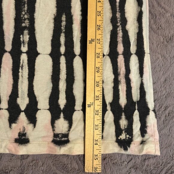 Socialite XS Sleeveless Tie-Dye Dress Tan/Blue/Black 48% Polyester 48% Rayon - Picture 5 of 6